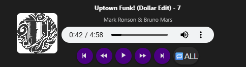 Built-in Audio Player